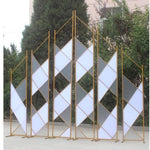 New wedding props, iron illusion, twilight background screen, wedding reception area, Bohemia film decoration