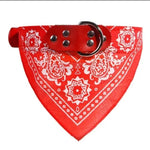 SUPREPET Cute Adjustable Small Dog Collars Puppy Pet Slobber Towel Outdoor Cat Collar Print Scarf  Design Dog Collar Neckerchief